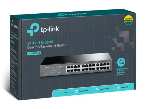 TP-Link TL-SG1024D - 24-Port Un-Managed Gigabit Desktop Rackmount Switch 4