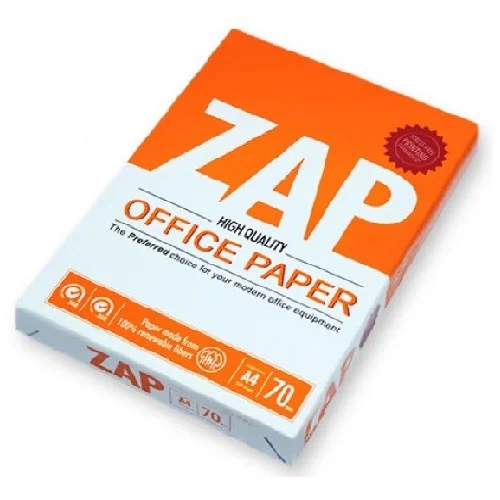 ZAP 70gm A4 Size Paper Ream – 500 Sheets 1